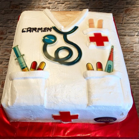 Tarta uniforme medico, etc