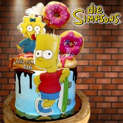 Tarta de Los Simpson